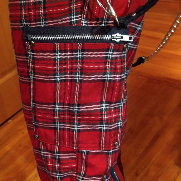 DogPile red tartan pants bondage - Picture 9 of 10